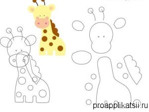Шаблони аплікацій з паперу для дітей