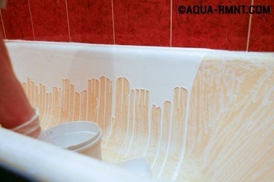 Покраска ванны акрилом Покраска ванны акрилом