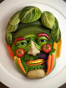 ovoshh 225x300 - "Вкусные картины" из овощей и фруктов: съедобно, полезно и увлекательно!