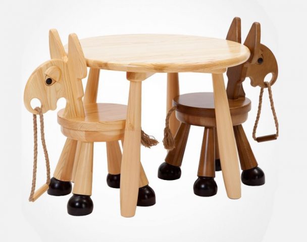 Детский столик и стульчик деревянный своими руками