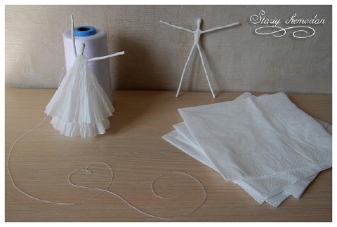 Step 8 - How to Make Dancing Ballerinas from Wire and Napkins