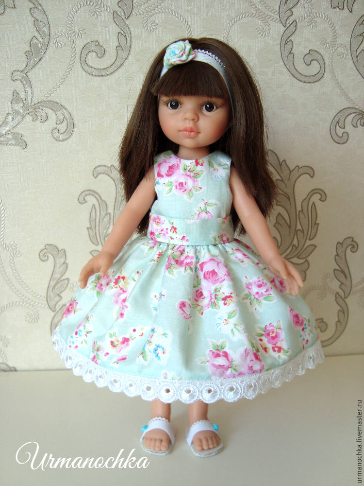 Подробный мастер-класс: шьем очаровательное платье для куклы, фото № 45