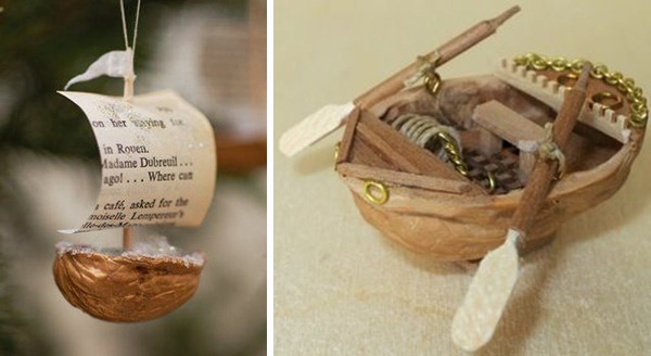 Щёлкаем орешки: скорлупа грецкого ореха как материал для вашего творчества, фото № 33