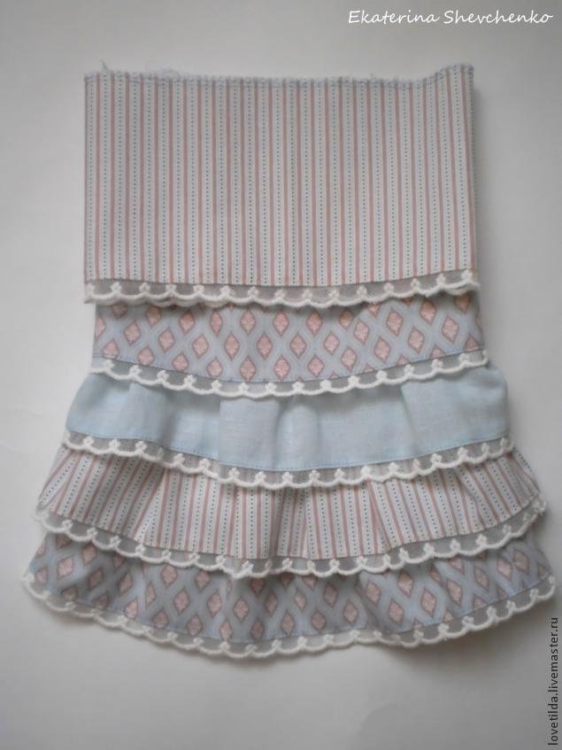 Мастер-класс: юбка для куклы с оборками, фото № 15