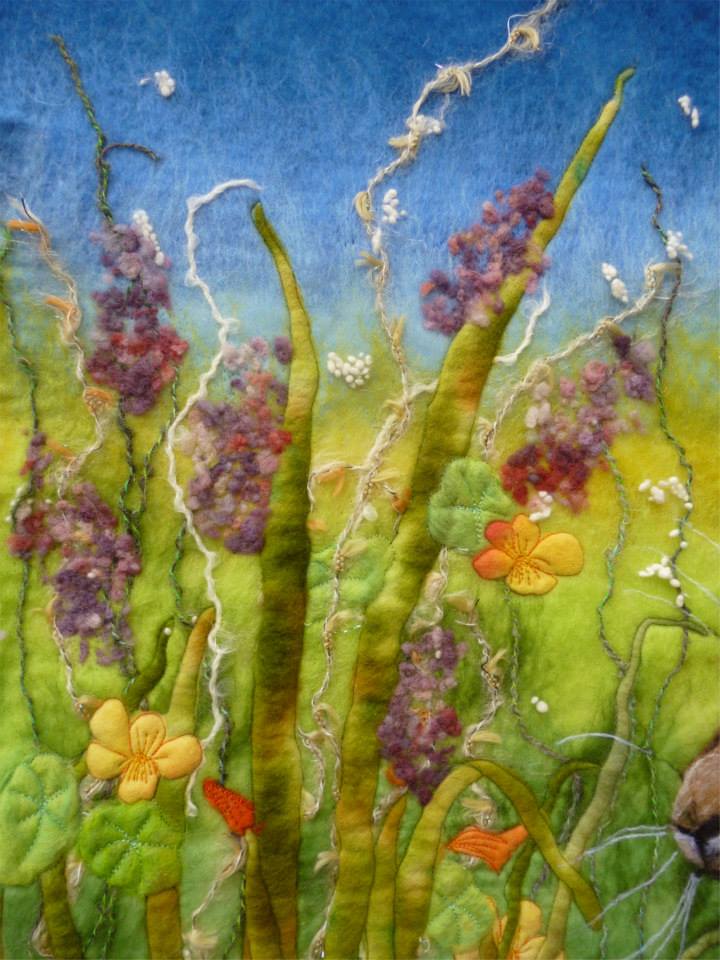 MarmaladeRose и её чудесные валяные картины, фото № 8