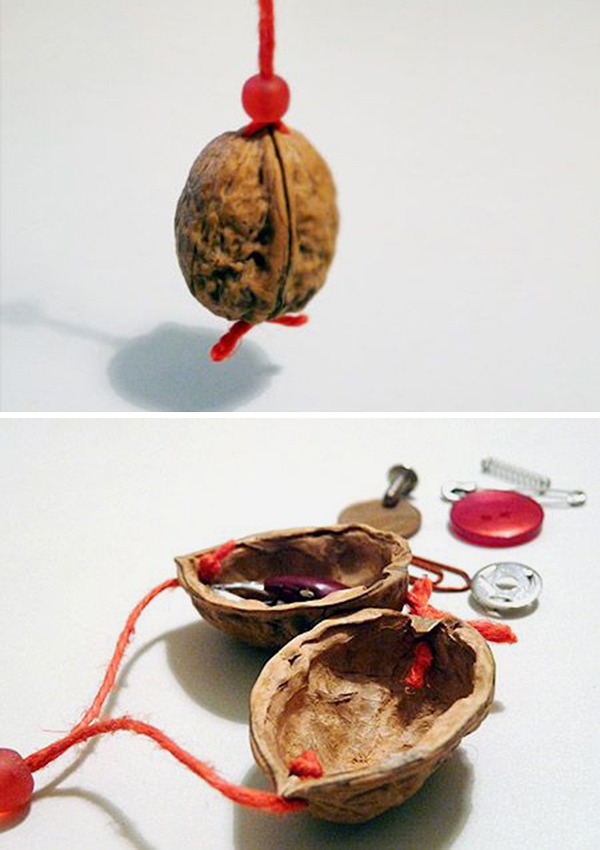 Щёлкаем орешки: скорлупа грецкого ореха как материал для вашего творчества, фото № 14