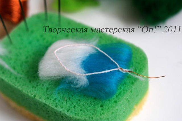 Мастер-класс по валянию цветка плюмерии на каркасе, фото № 4
