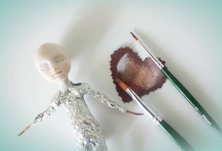 Создаем чудесную куколку из полимерной глины, фото № 15