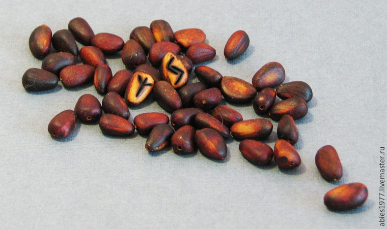 Этнобусины из кедровых орешков, фото № 1 Этнобусины из кедровых орешков, фото № 1