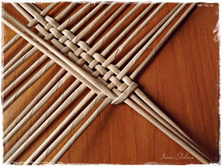 Мастер-класс: плетём лапоточки-оберег из бумажных трубочек, фото № 7