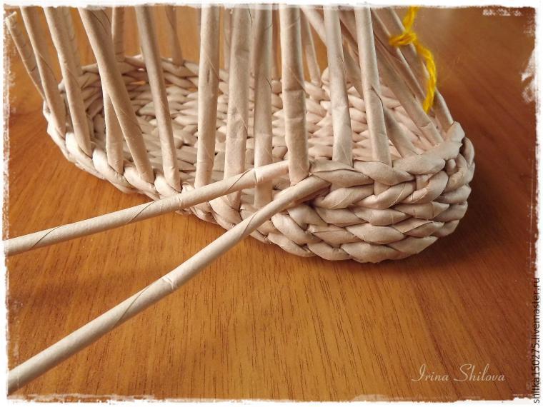 Мастер-класс: плетём лапоточки-оберег из бумажных трубочек, фото № 34