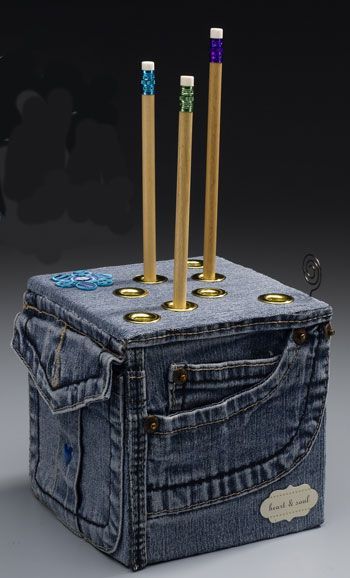 Украшения и разные штучки из джинсовой ткани, фото № 11