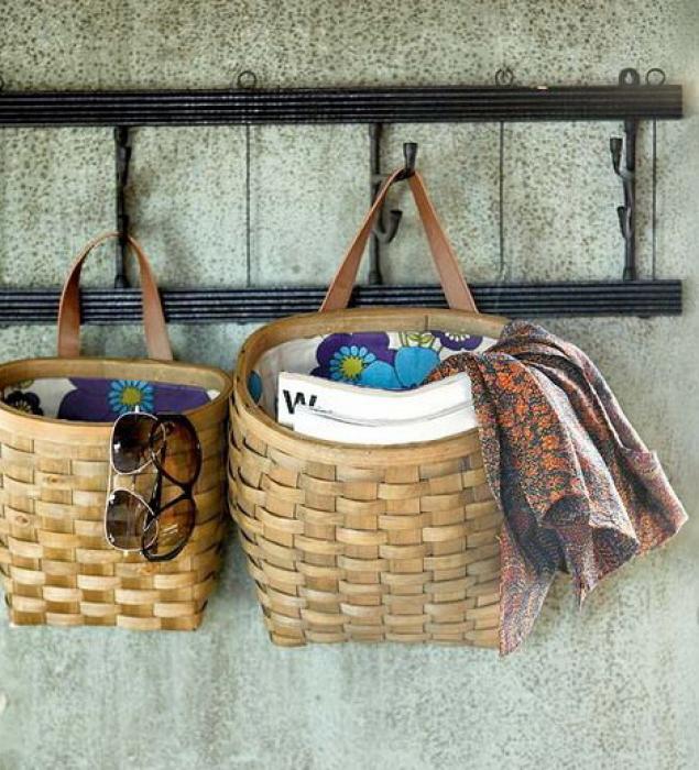 Плетеные корзины в современном интерьере., фото № 47