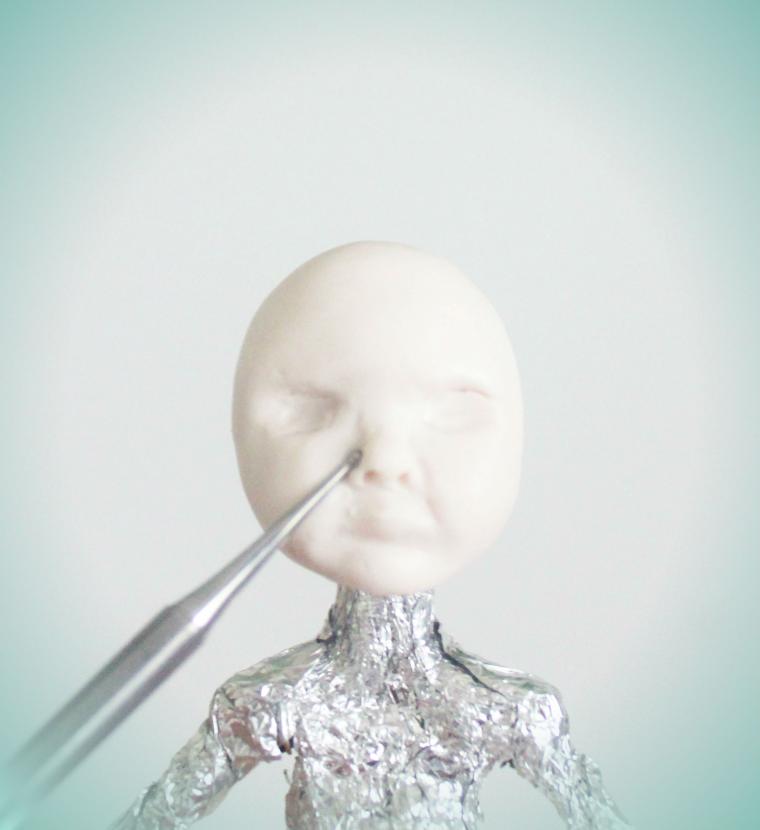 Создаем чудесную куколку из полимерной глины, фото № 8