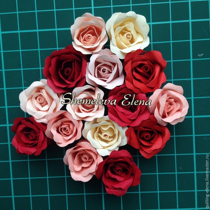 Делаем «миниатюрные розы» в технике квиллинга, фото № 6