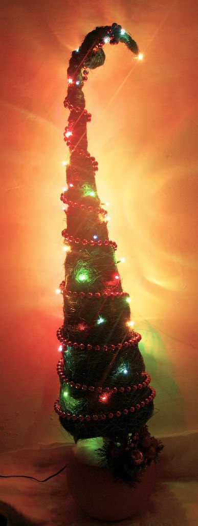 Мастер-класс новогодняя елка из сизаля, фото № 28