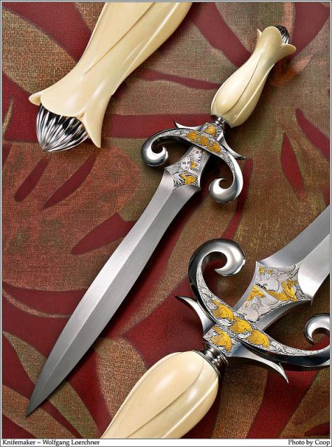 Авторское художественное оружие. Ножи с резными ручками. Часть первая, фото № 24