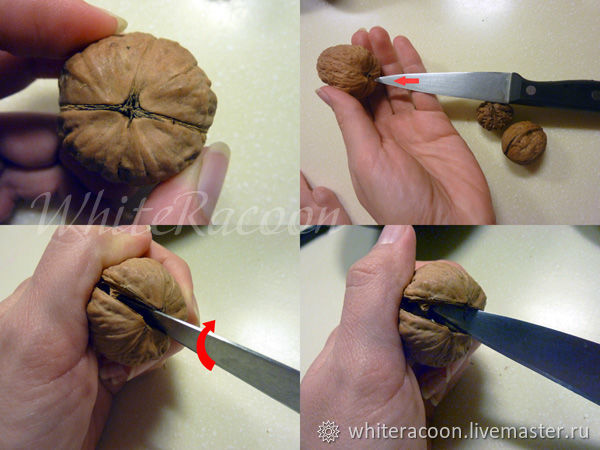 Создаем миниатюру в орехе: подготовка скорлупы, фото № 3