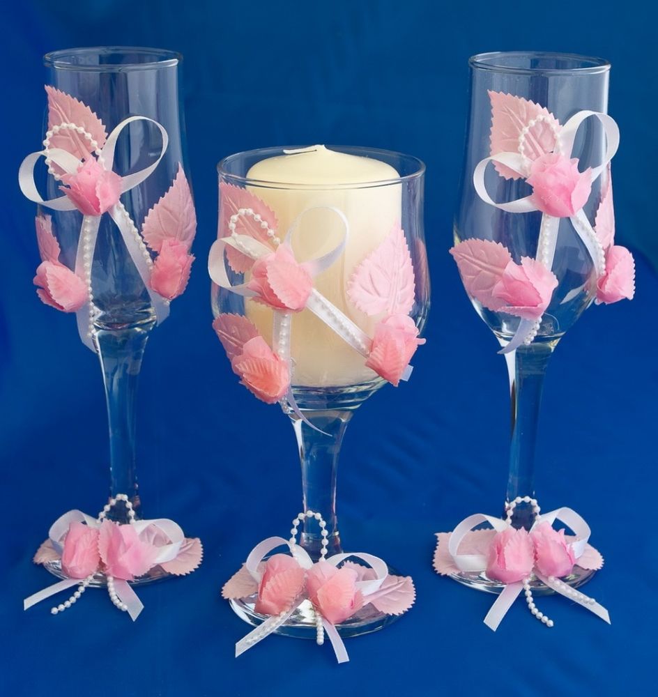 Бокалы, фужеры, стаканы и вазочки — 50 украшений для праздника, фото № 49