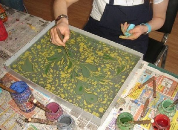 Фантазиям в рукоделии нет границ. Часть 1. Необычные техники рисования, фото № 1