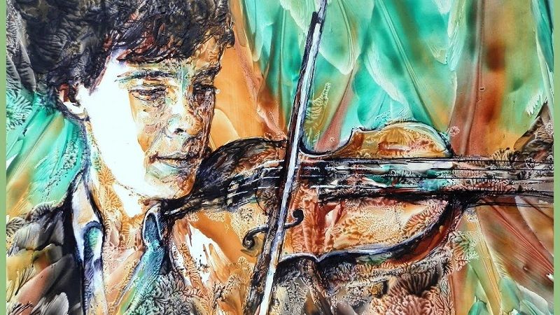 Фантазиям в рукоделии нет границ. Часть 1. Необычные техники рисования, фото № 9