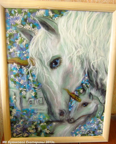 Мастер-класс по картинам из шерсти - тема Мастер-класс по картинам из шерсти - тема