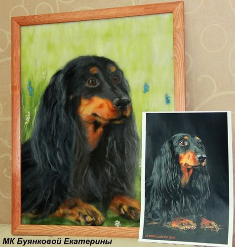 Мастер-класс по картинам из шерсти - тема Мастер-класс по картинам из шерсти - тема