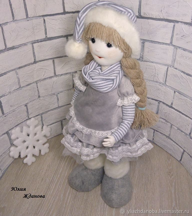 Изготавливаем каркасную куклу «Снежное Облачко», фото № 26