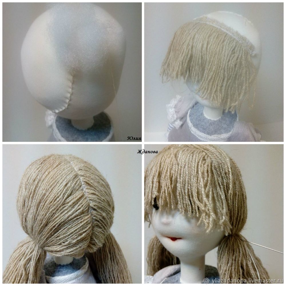 Изготавливаем каркасную куклу «Снежное Облачко», фото № 21