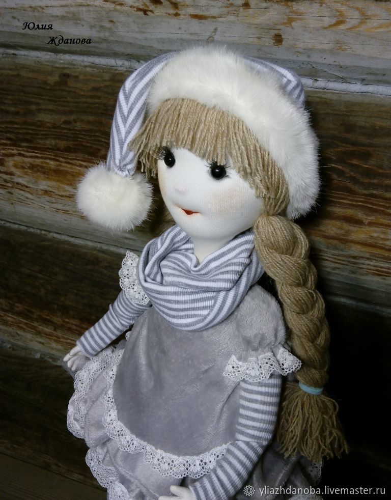 Изготавливаем каркасную куклу «Снежное Облачко», фото № 28