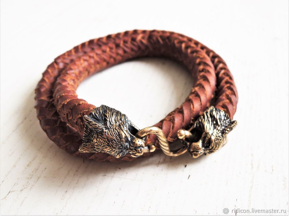Как сделать браслет из плетеного кожаного шнура, фото № 26