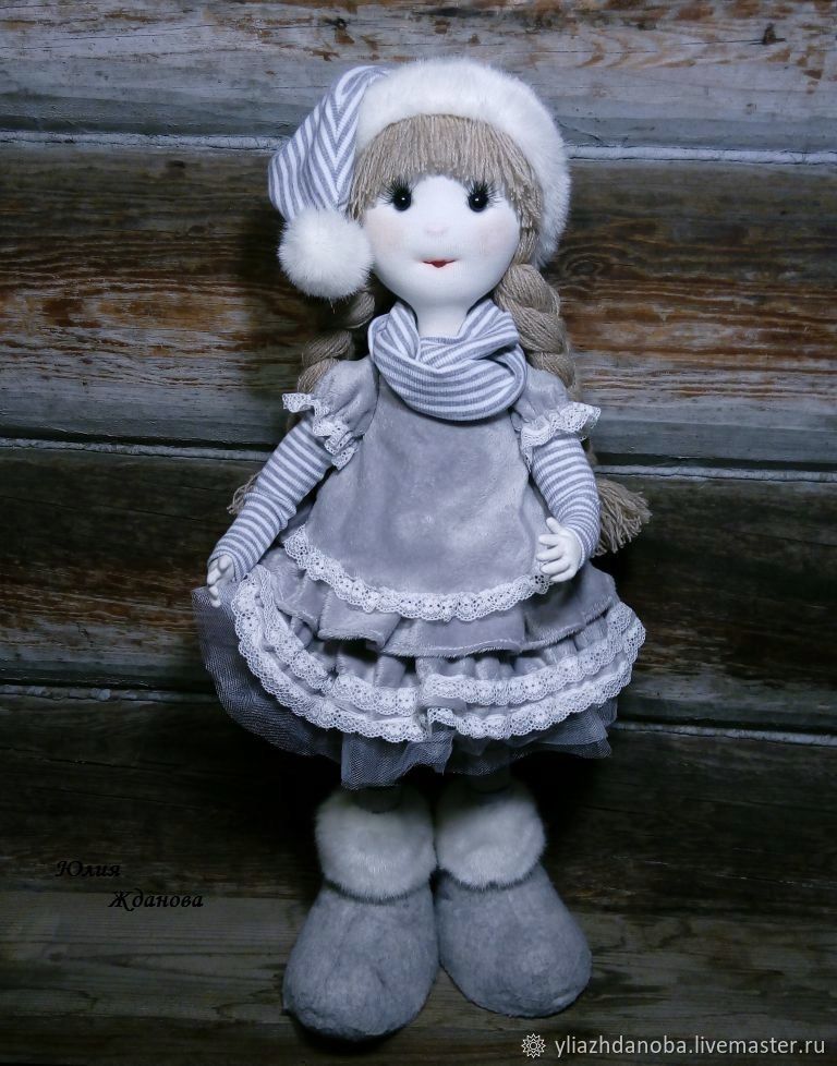 Изготавливаем каркасную куклу «Снежное Облачко», фото № 27