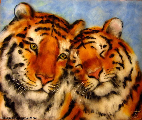 Мастер-класс по картинам из шерсти - тема Мастер-класс по картинам из шерсти - тема