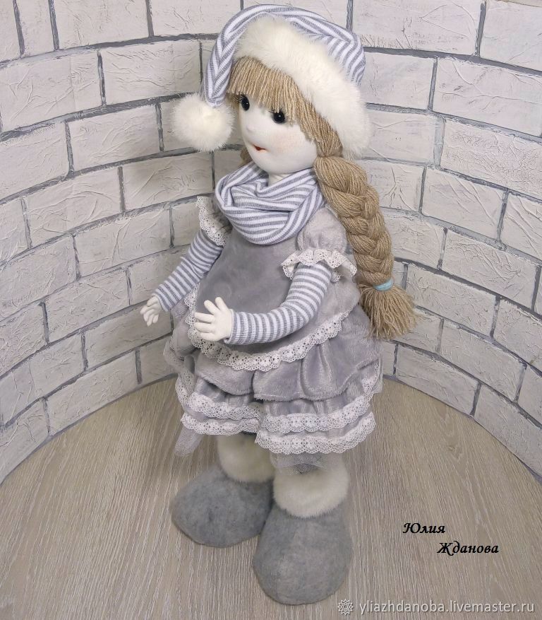 Изготавливаем каркасную куклу «Снежное Облачко», фото № 24
