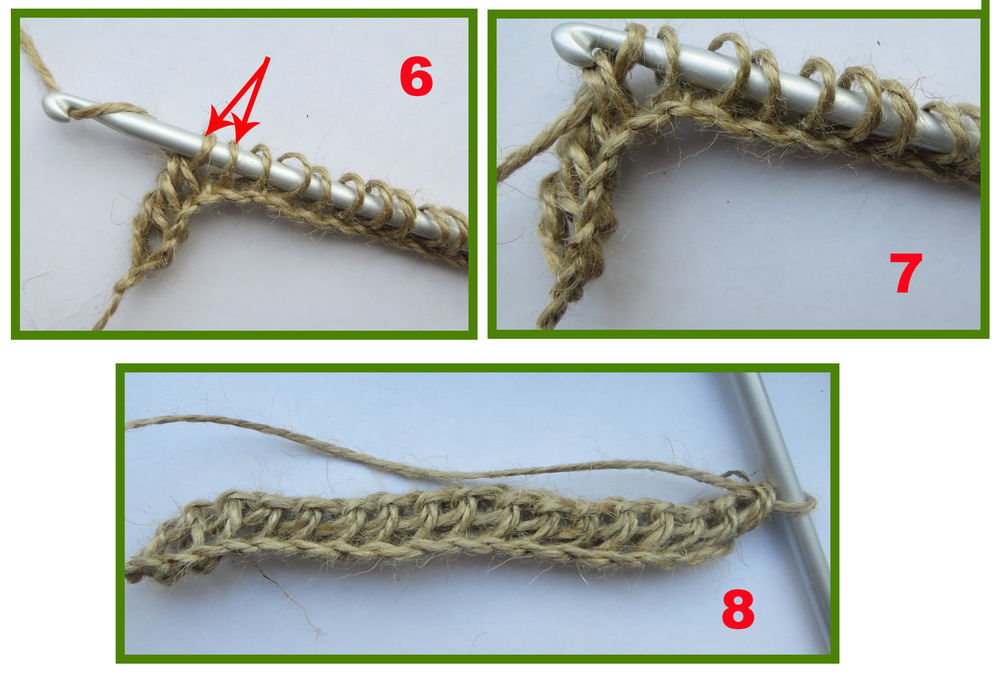 Создаем картину с 3-эффектом поверх тунисского вязания. Ковровая техника, фото № 5