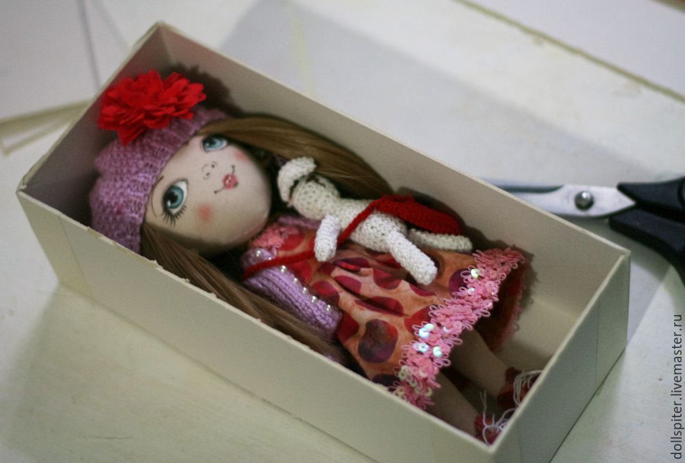 Мастерим коробочку для куклы, фото № 7
