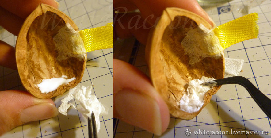 Создаем миниатюру в орехе: подготовка скорлупы, фото № 18