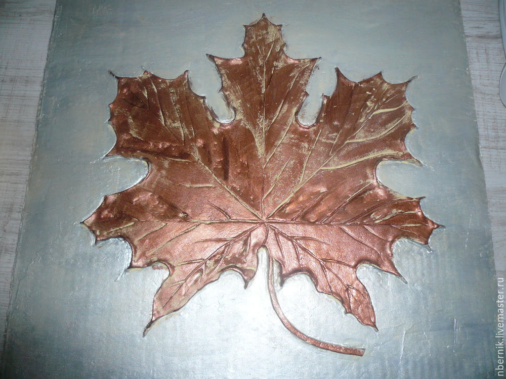 Декоративное панно «Кленовый лист», фото № 20