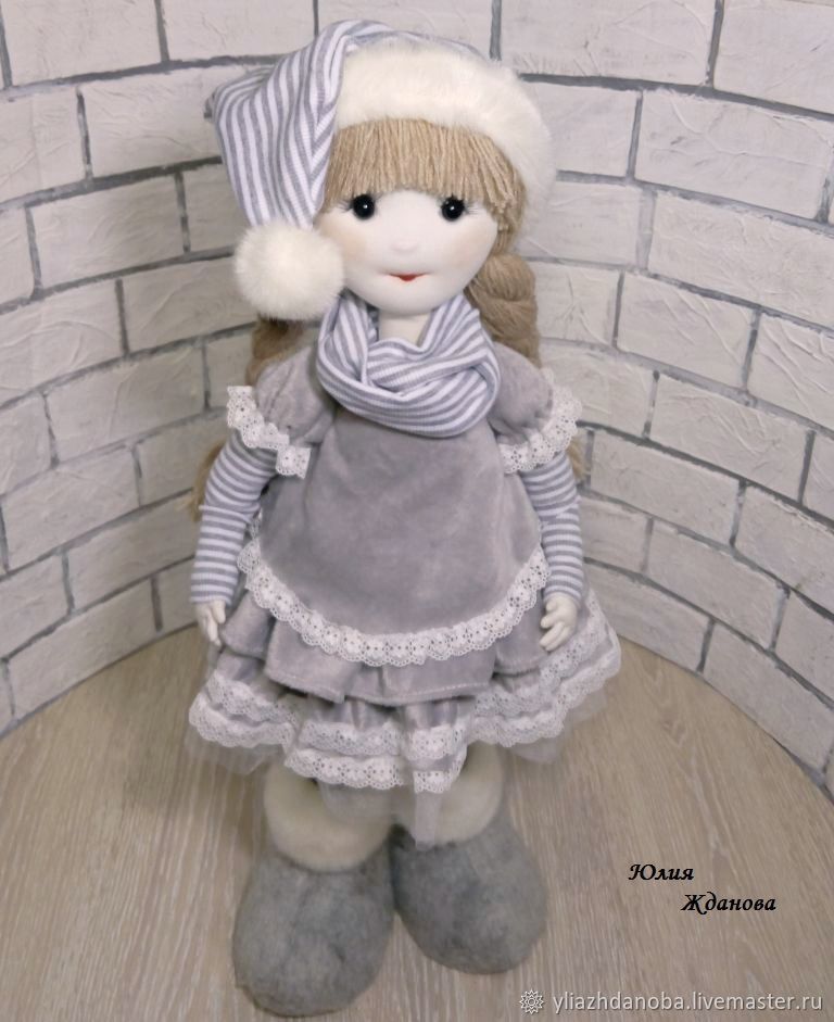 Изготавливаем каркасную куклу «Снежное Облачко», фото № 23