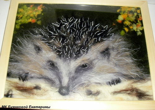 Мастер-класс по картинам из шерсти - тема Мастер-класс по картинам из шерсти - тема