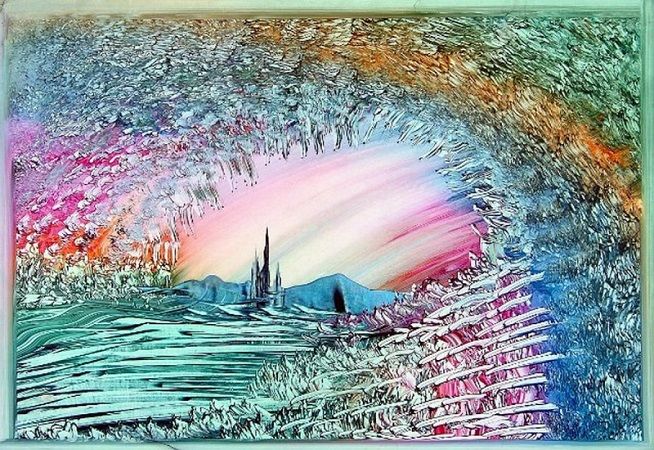 Фантазиям в рукоделии нет границ. Часть 1. Необычные техники рисования, фото № 7