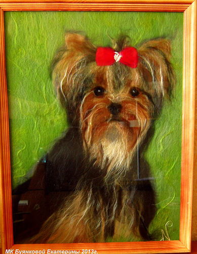 Мастер-класс по картинам из шерсти - тема Мастер-класс по картинам из шерсти - тема