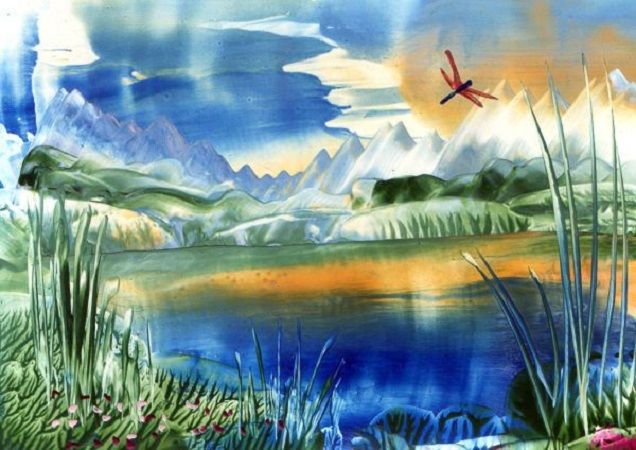 Фантазиям в рукоделии нет границ. Часть 1. Необычные техники рисования, фото № 8