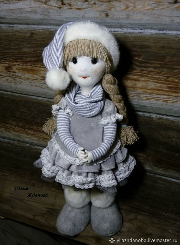 Изготавливаем каркасную куклу «Снежное Облачко», фото № 29