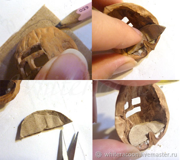 Создаем миниатюру в орехе: подготовка скорлупы, фото № 19