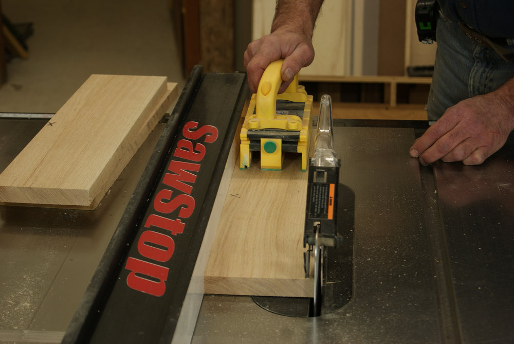 gluing up panels rip to width