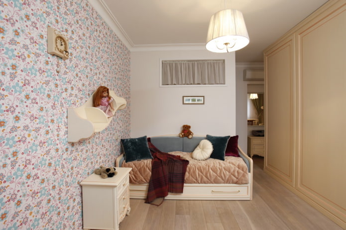 колористика интерьера детской спальни в прованском стиле