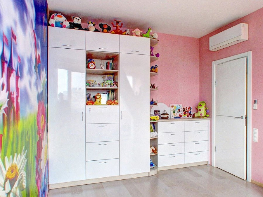 Мебель для комнаты девочки дошкольного возраста