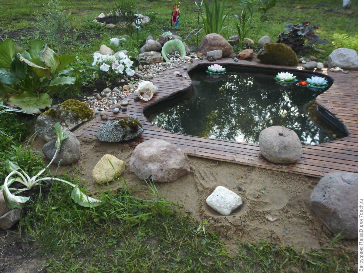 Декоративный пруд фото