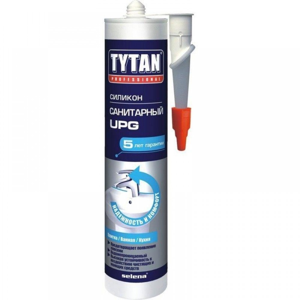 ГЕРМЕТИК СИЛИКОНОВЫЙ САНИТАРНЫЙ TYTAN UPG